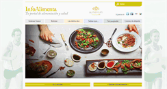 Desktop Screenshot of infoalimenta.com